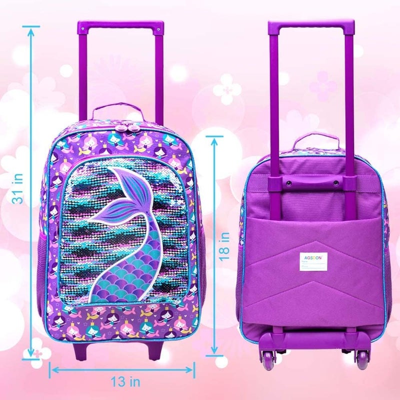 GXTVO Kids Suitcase with Wheels for Girls and Boys, Rolling Carry on Luggage for Toddler Children - Image 4